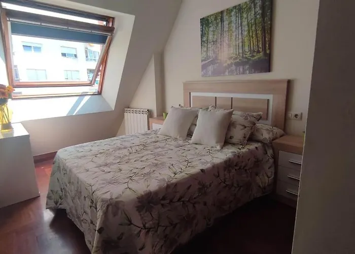 アパート Centrico, Con Vistas, Ascensor Y Garaje ヴィーゴ